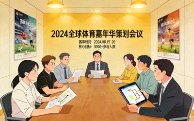体育策划服务场景 - 团队正在策划大型体育赛事活动